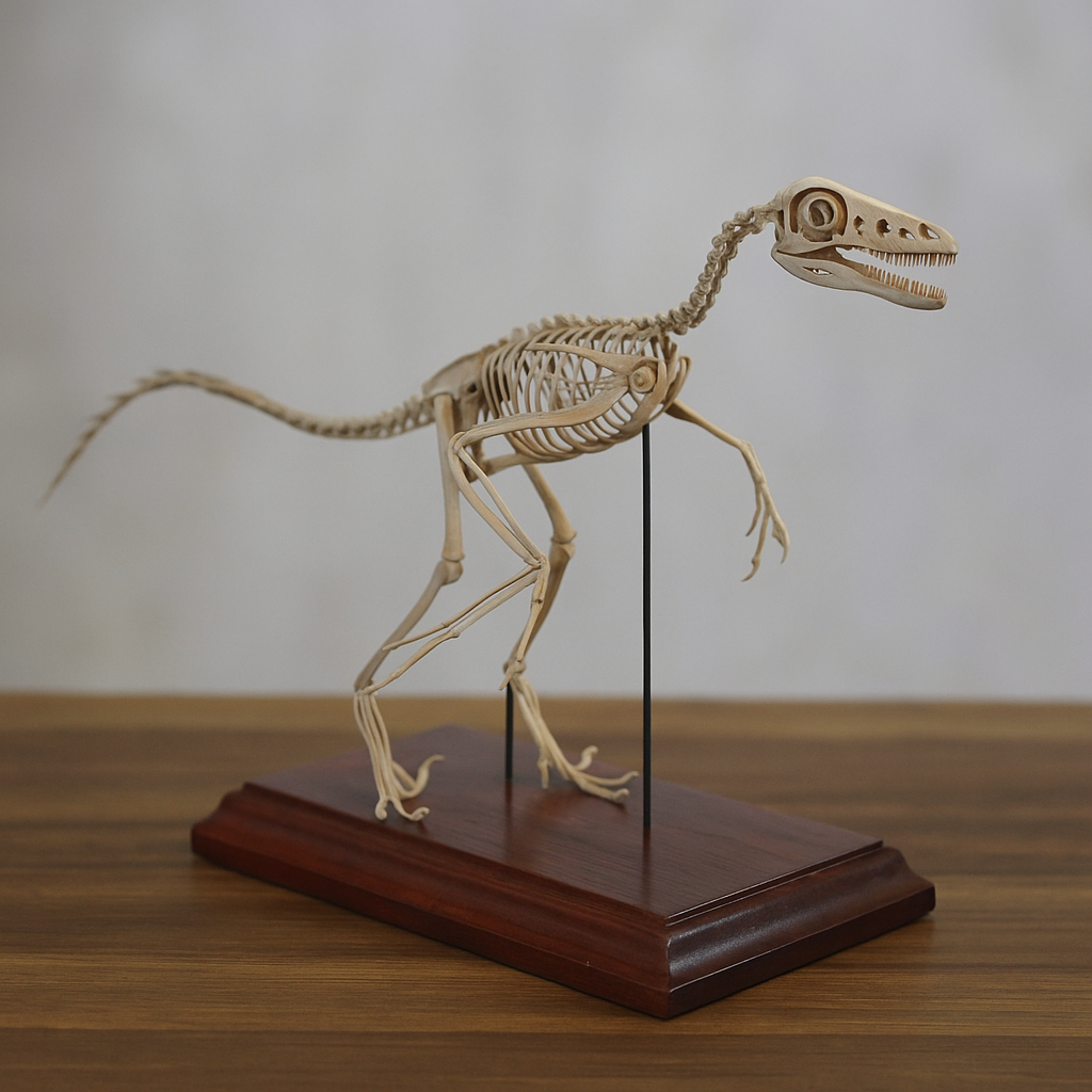 Life-Size Microraptor gui Fossil