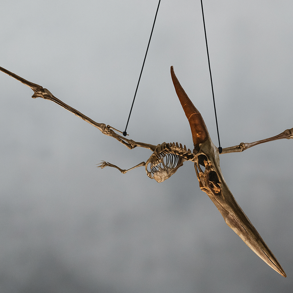 Life-Size Pteranodon sternbergi Fossil