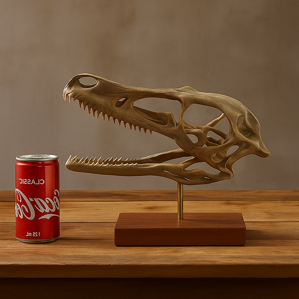 Velociraptor Mongoliensis Skull & Stand