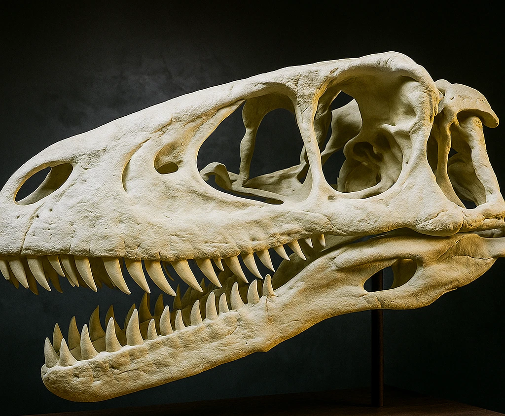 Deinonychus antirrhopus Skull (Life-Sized)